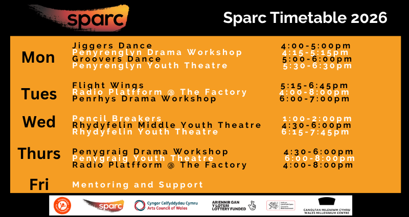 Sparc Timetable